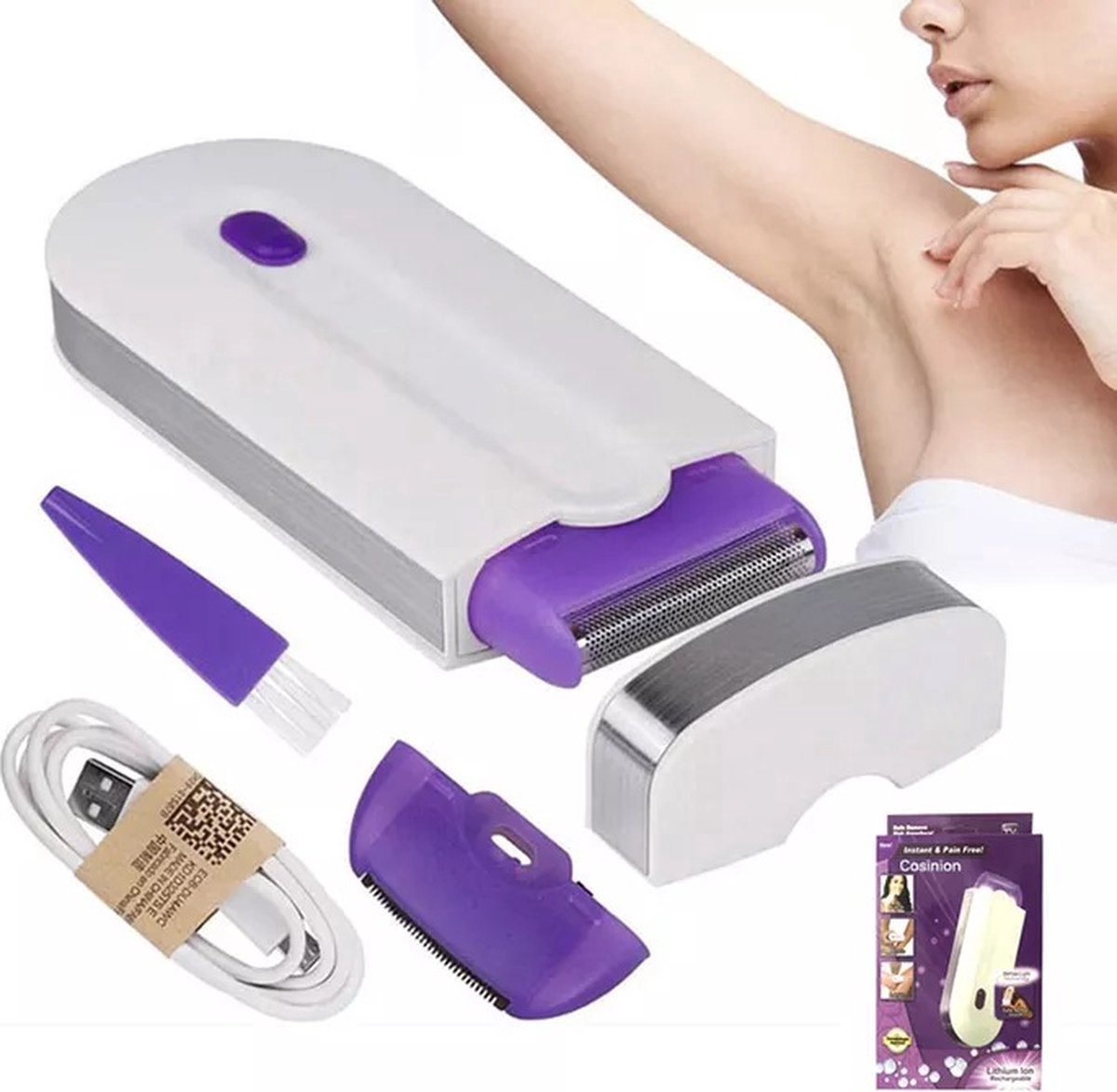 Epileerapparaat dames - Bodygroomer mannen - Epileerapparaat - Epileerapparaat dames gezicht - Epileerapparaat voor mannen en vrouwen