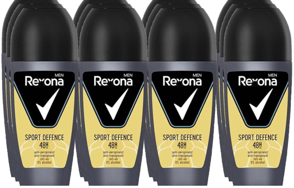Rexona Deo Roller Men - Sport Defence - Voordeelverpakking 12 x 50 ml