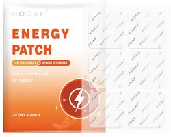 Energie Sticker / Pleister - 30 STUKS - Energy Patch - Energie productie, helpt bij vermoeidheid, stimuleert metabolisme en aanmaak rode bloedcellen - Vitamine B1, B2, B3, B5, B6, B7, B9, B12 - Transdermale pleister - Vitamine B complex - biohacking