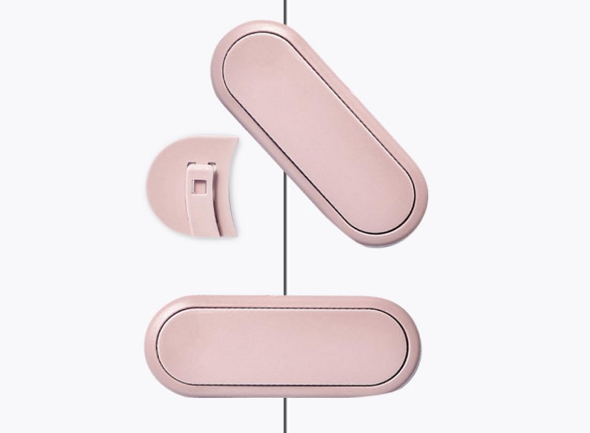 Kastbeveiliging voor kinderen - Kinderslot - Slot - Veiligheid kind - Baby - Pasgeborene - Plakstrip - Strips - Zelfklevend - Geen gereedschap nodig - Zonder boren - Kasten - Lades - Meubels - 1 stuks - roze – foto 5
