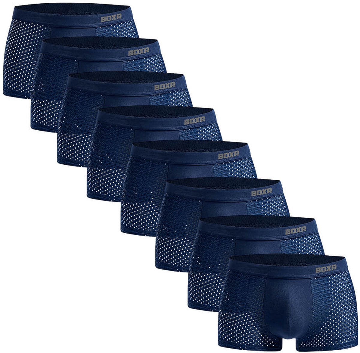 BOXR Boxershort Heren 8 Pack - Bamboe Ondergoed Heren - Duurzaam & Ademend - Zijdezacht - Perfecte Pasvorm - Ondergoed Heren - Onderbroeken Heren - Ideaal voor Dagelijks Gebruik & Sport - Maat M