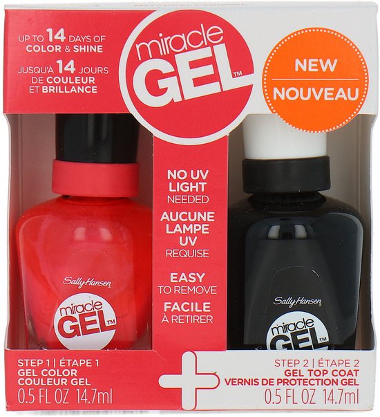 Foto: Sally hansen miracle gel duopack nagellak 131 coral carnival