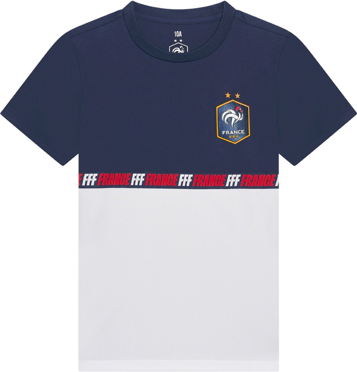 Frankrijk Voetbaltenue Kinderen - Maat 140 - FFF - Sportkledingset - Voetbaltenue Kinderen - Jongens & Meisjes - 100% Polyester - Shirt & Broekje