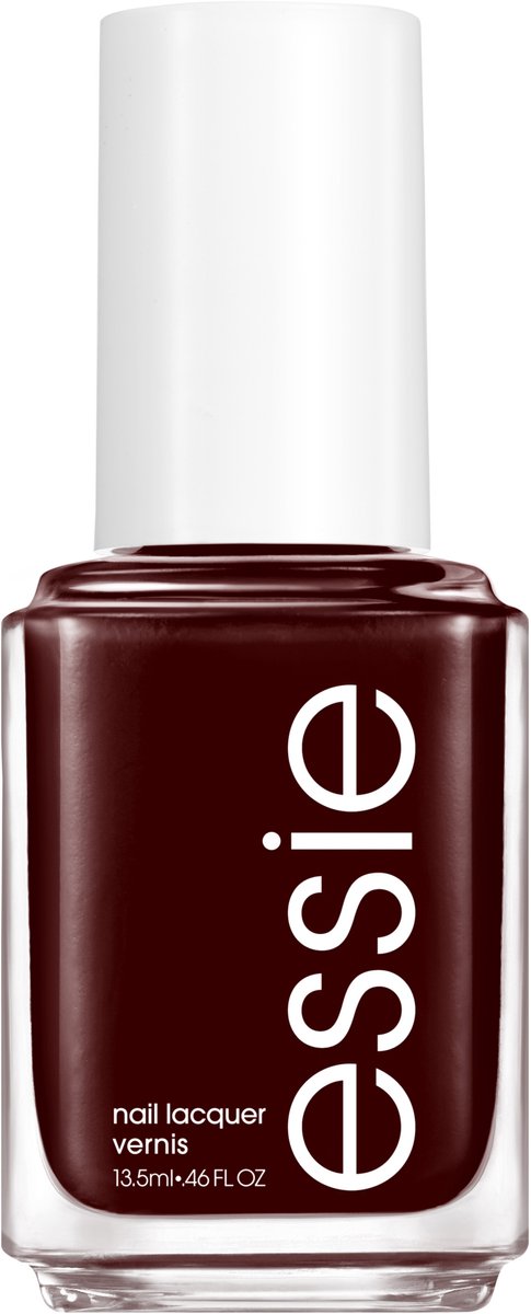 essie boho rodeo fringes & saddle nagellak - romige kleur - salonkwaliteit - donkerbruin - 13,5ml