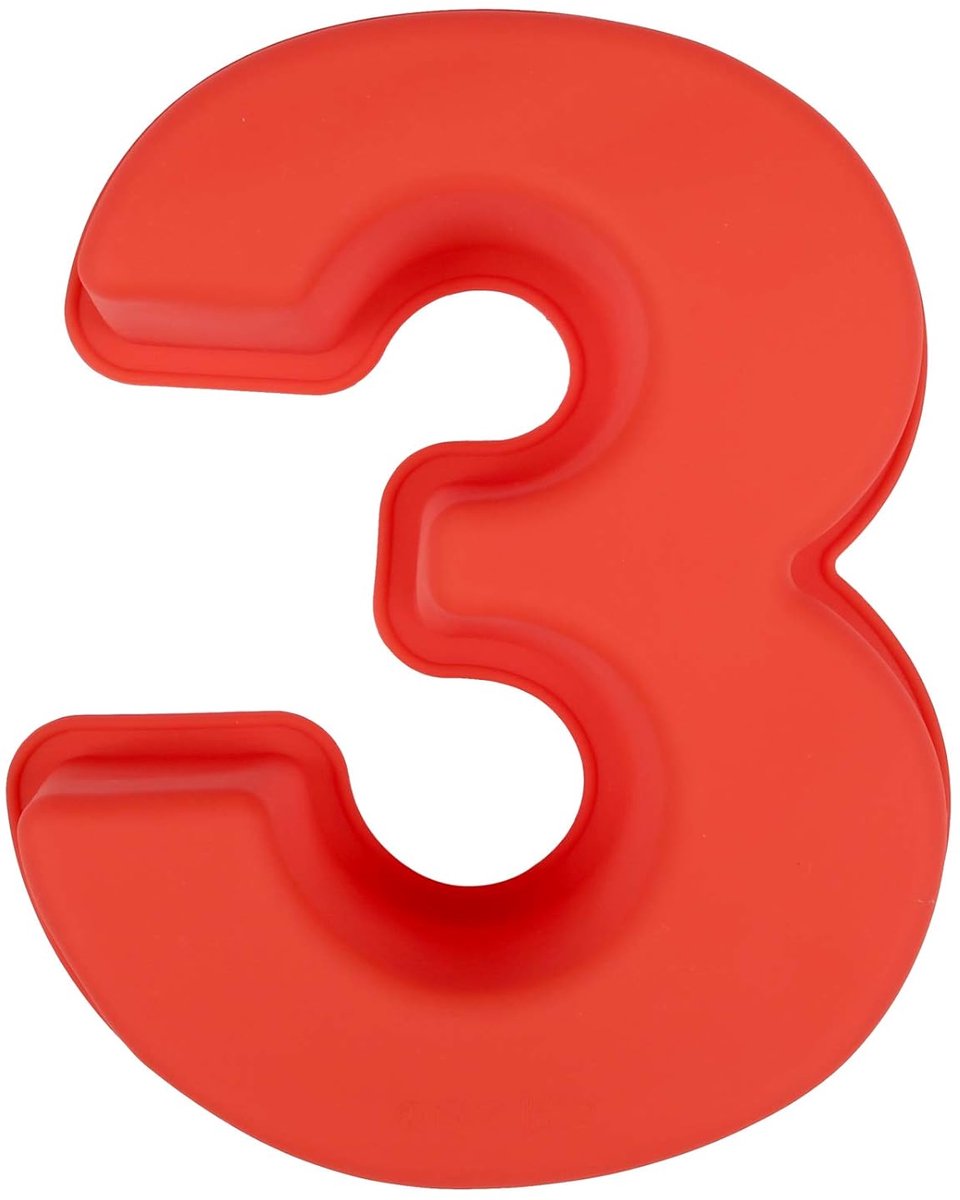 Siliconen Taartvorm - Hoge Temperatuurbestendigheid - Rood - 25 x 20 x 5,6 cm