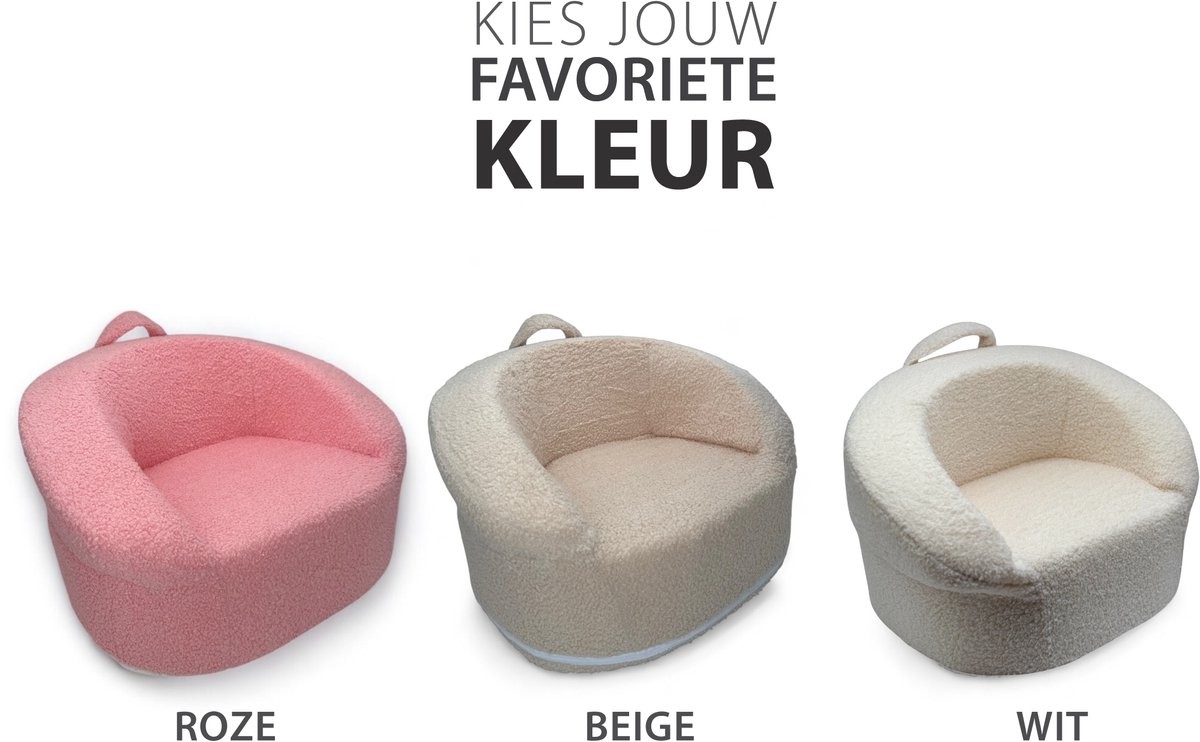 Liefjes Liefjes Teddy Fluffy Kinderfauteuil - afbeelding 3
