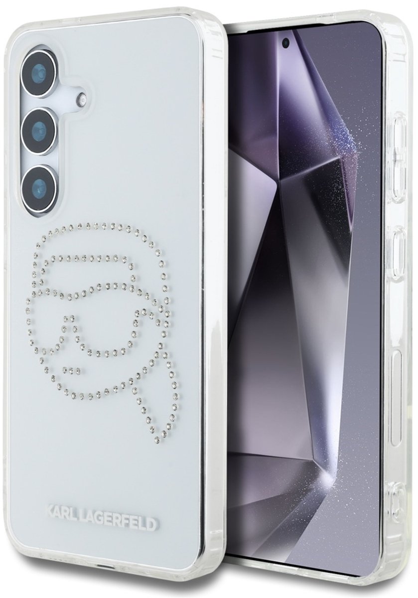 Karl Lagerfeld Case Strassen Karl Hoofd Logo Voor Samsung Galaxy S25 Ontwerp
