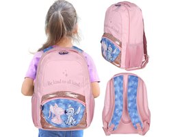 DISNEY Stitch GESTIJFDE schoolrugzak gewatteerd, SCHOOLTAS voor meisjes, Reflectoren LAPTOPVAK 41x30x15cm