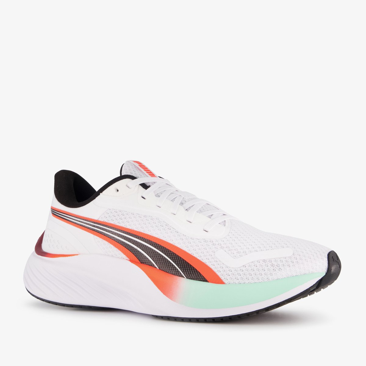 Puma Pounce Lite heren hardloopschoenen – Uitneembare zool Wit