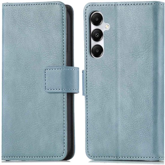 imoshion Hoesje - Geschikt voor Samsung Galaxy A55 (5G) - Luxe Bookcase - Lichtblauw