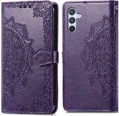 Coque Samsung Galaxy A34 (5G) iMoshion Mandala Booktype - Violette