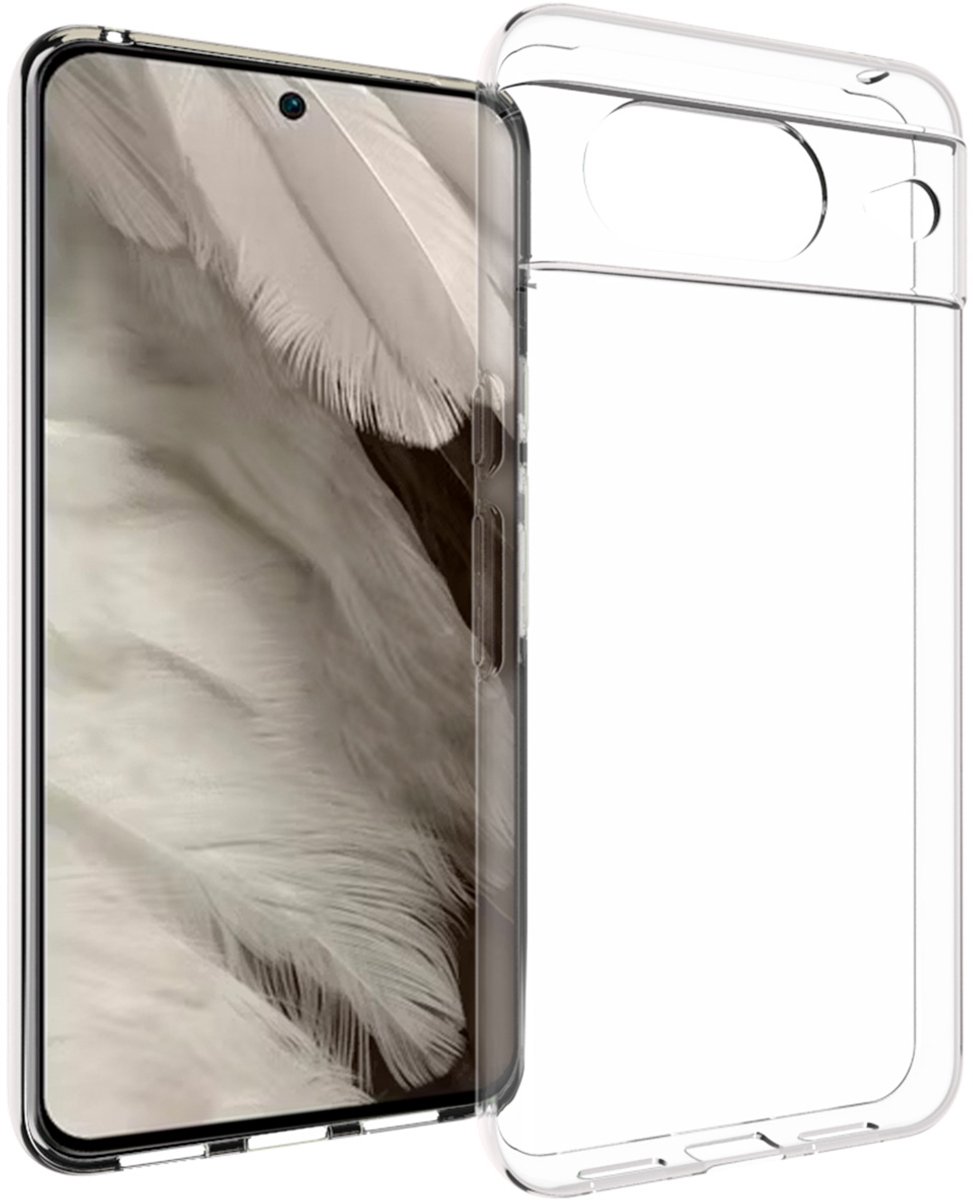 Accezz Hoesje Geschikt voor Google Pixel 8 Hoesje Siliconen - Accezz Clear Backcover - Transparant