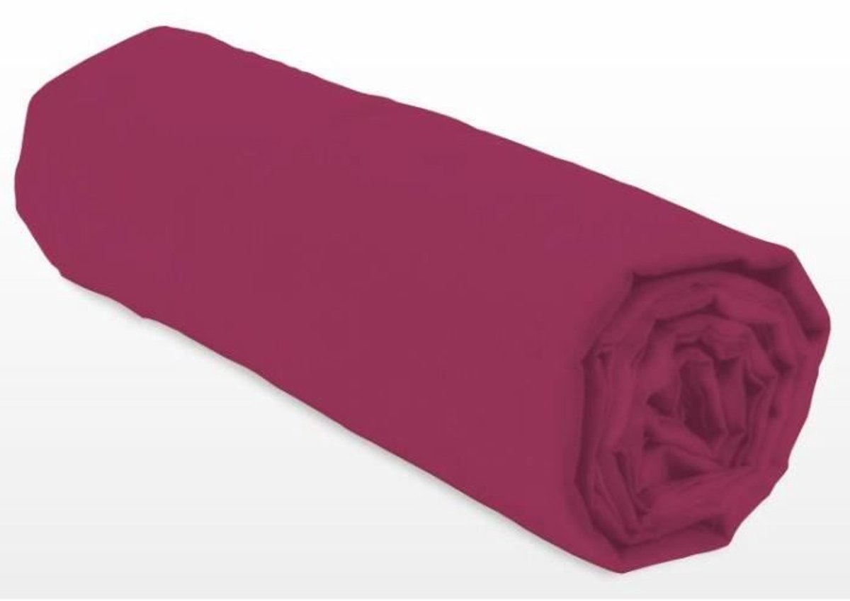 Hoeslaken - LOVELY HOME - LH71611 - 160x200+30 cm - Fuchsia