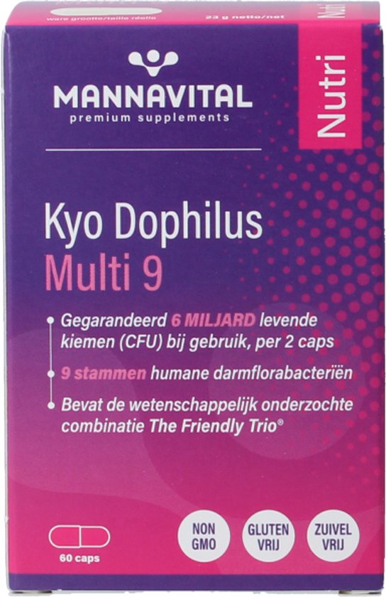 Mannavital Kyo dophilus multi 9 60 Capsules