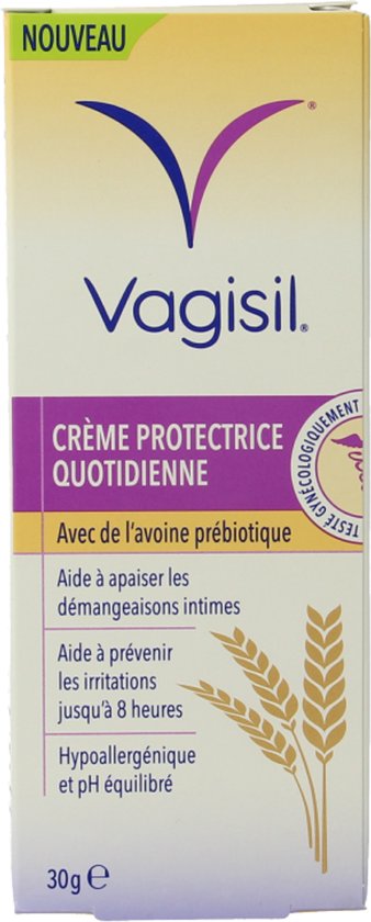Vagisil® Crème 30g - Bij Vaginale Jeuk of Irritatie - Verzacht en Beschermt de Gevoelige Huid - Helpt tegen Jeuk en Droogheid - Vocht Crème - Gynaecologisch Getest - Hypoallergeen - pH Neutraal - Vrij van Parabenen - Milde en Goed Smeerbare Crème