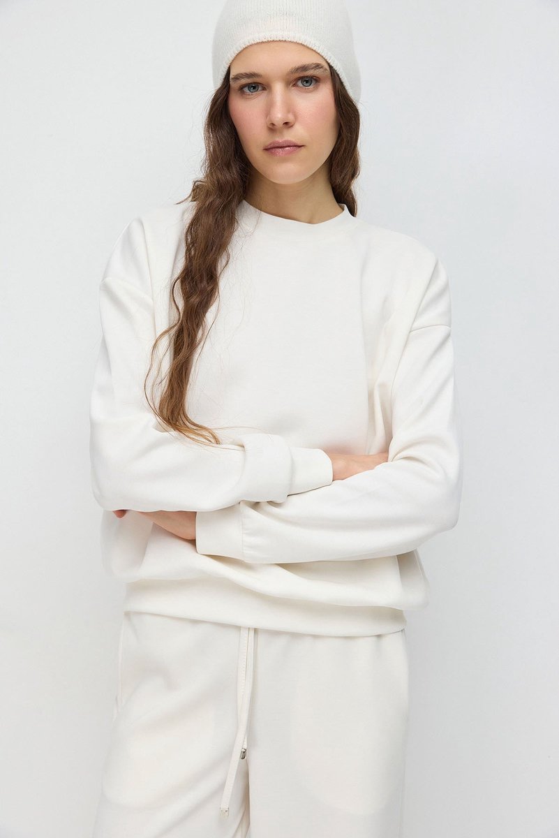 Sweatshirt Doux Touch en Tissu Turc