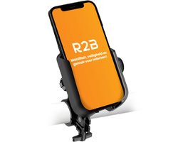 foto van R2B Robuuste Telefoonhouder Fiets, Motor en Scooter - Gsm Houder Fiets - Fietshouder - Fiets Telefoonhouder - Smartphone Houder Fiets - Accessoires - Phone Holder Bike
