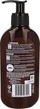 Bruine pompflacon met informatie en streepjescode. 200 ml.