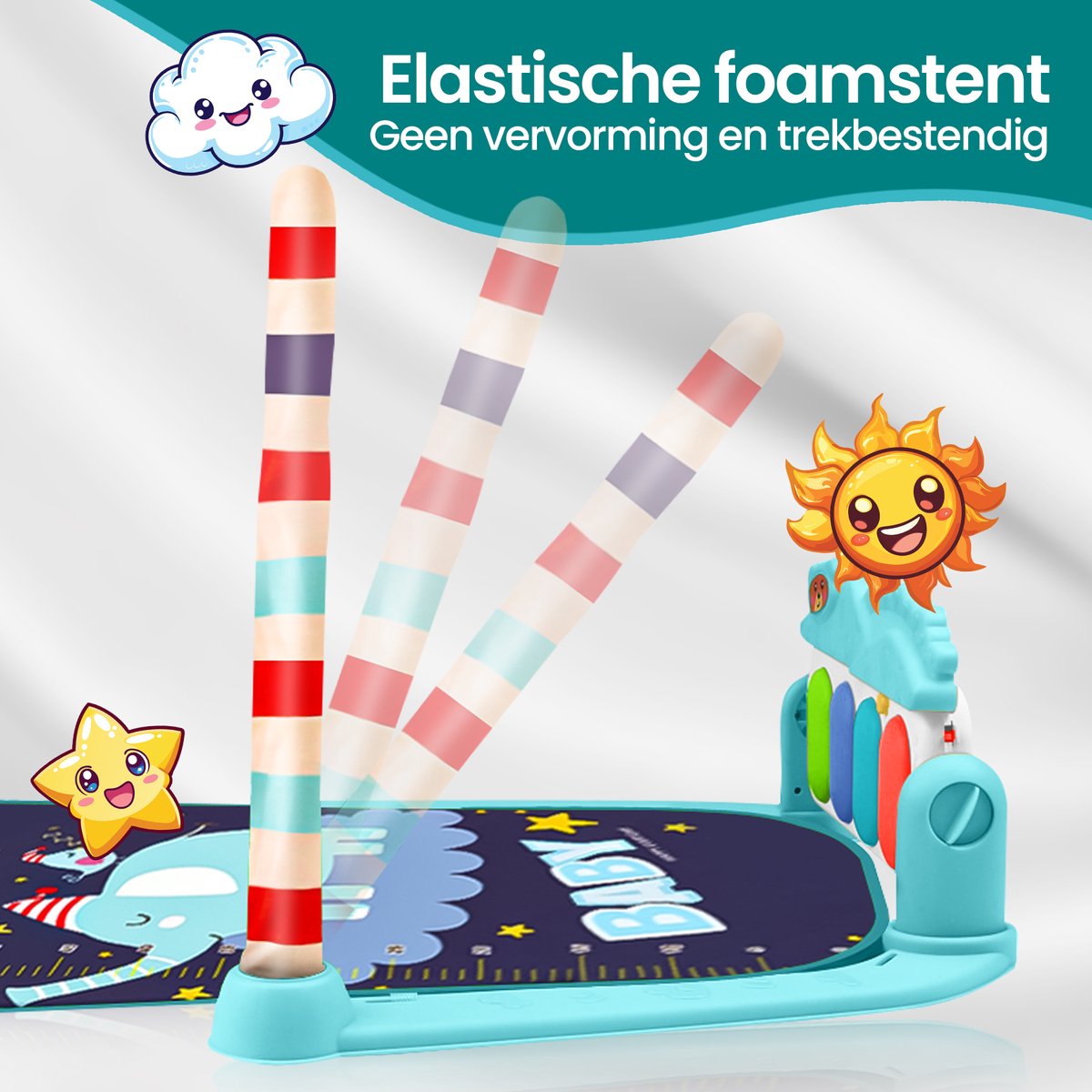 Velox Goods VL-504 Baby Gym met Fitness Piano thumbnail 6