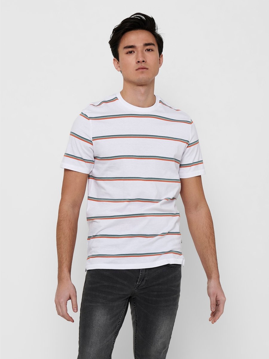 ONLY&SONS - ONSMARIO LIFE REG SS TEE - Heren - T-shirts