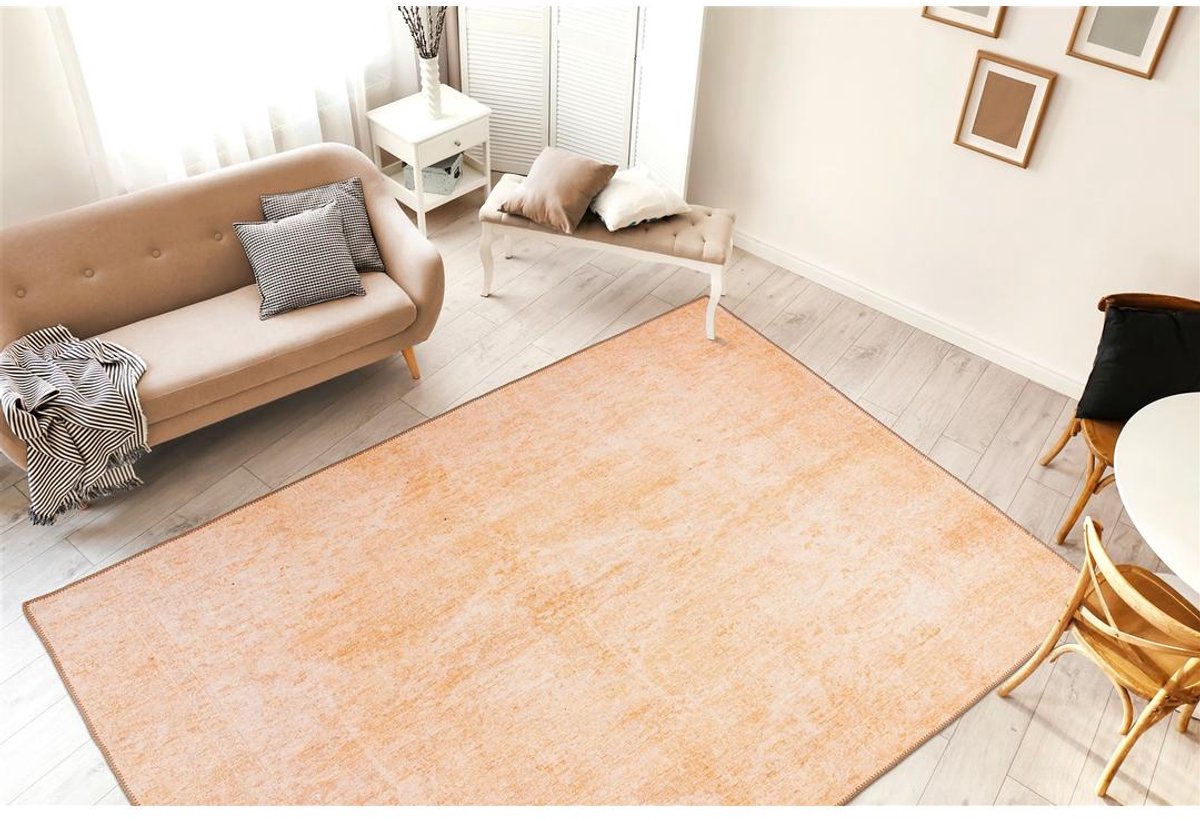Yolo-deals - Vloerkleed/Tapijt - Faye 800 - (110x180cm) - Zand