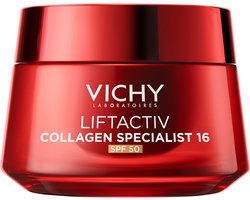 Vichy Liftactiv Collagen Specialist 16 Dagcrème SPF50 - UV-verzorging en anti-aging - Co-Bonding Technologie - Pro-Collageen Peptiden en Vitamine Cg - 50ml