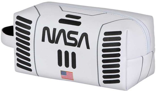 Karactermania - NASA - Vaisseau spatial - Trousse Brick Plus - Trousse de toilette - Sac de voyage - Trousse de toilette adaptée au trolley - Wit
