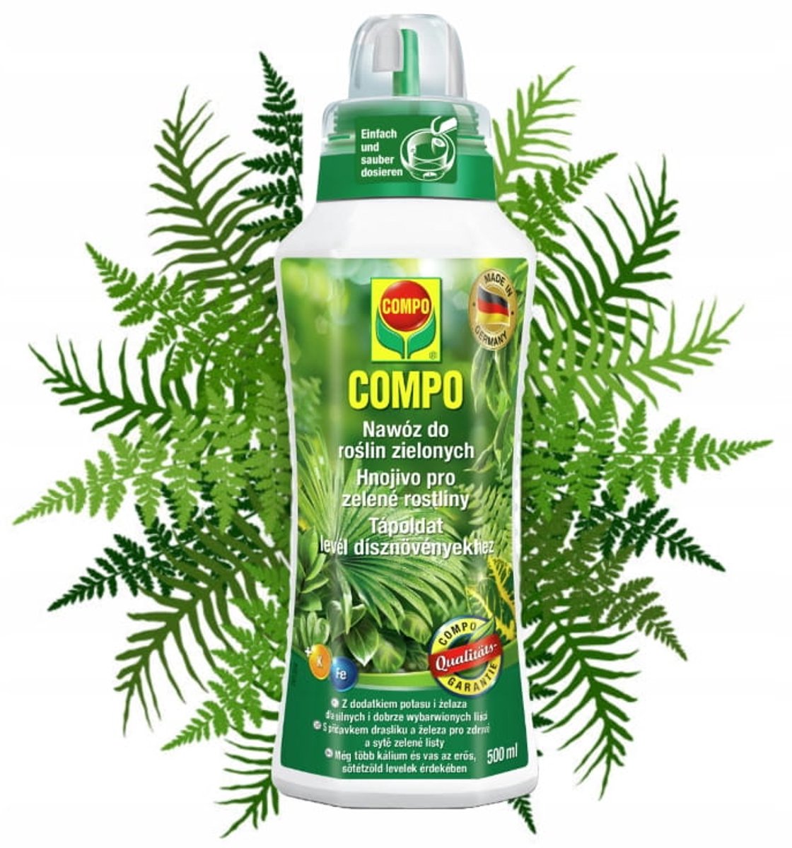 Compo - Groene Planten Meststof - 500ml - Intensieve Groene Kleur - Gezonde Groei