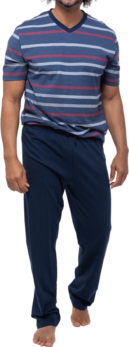 Ammann Heren pyjama Night & Home Cotton