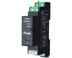 Shelly Wave 2PM, module przełączający 2x 16A sur DIN simple, peut être utilisé, Z-Wave