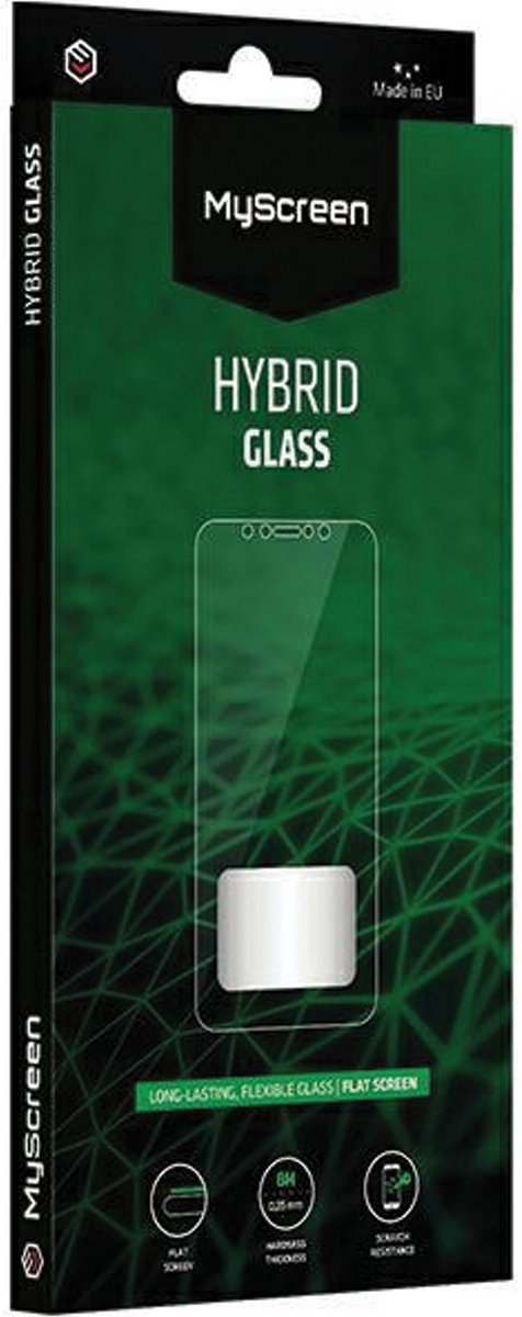 MyScreen Protector MS HybridGLASS - Hybride Beschermglas - Samsung Galaxy A34 - Transparant - Kras- en stootbestendig
