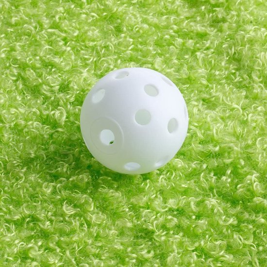 Trainingsgolfballen met gaten 10-pack van Merkloos — afbeelding 4