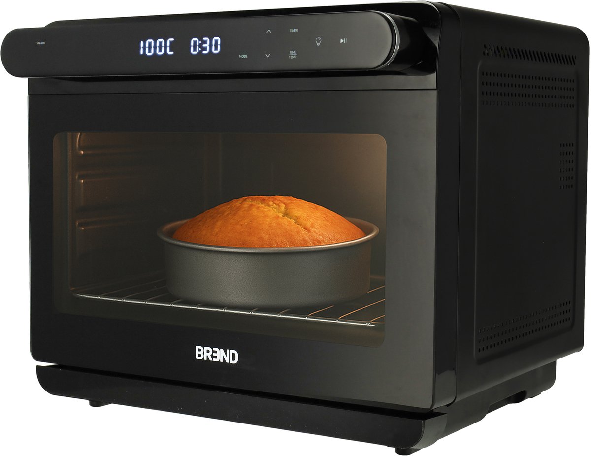 BREND BR-2234 Vrijstaande XXL Airfryer Stoomoven Combi - Digitaal Display met Touch - Zelfreinigend – Timer – Draaispit - Met Accessoires - 24 Liter - BREND - €179,95