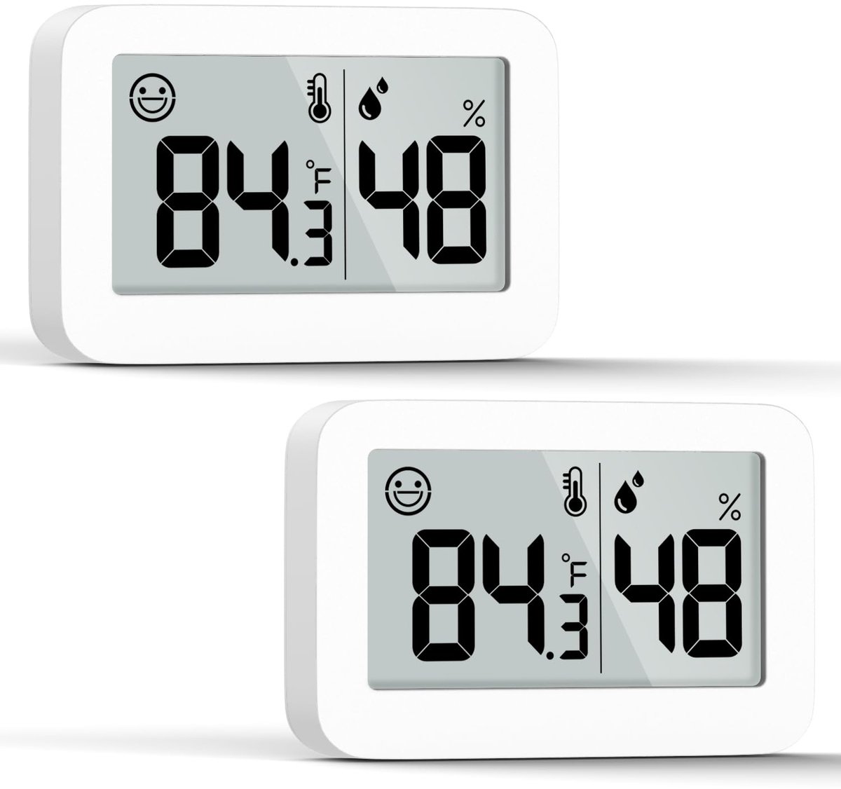 Lexium Temperatuurmeter Binnen - Huisthermometer - Weerstation Binnen - Thermometer Binnen Digitaal - Kamer Thermometer - Binnenthermometer - Huisthermometer Binnen - Digitale Thermometer - Binnenshuis