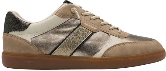 Baskets femme Tamaris beige doré - Pointure 37