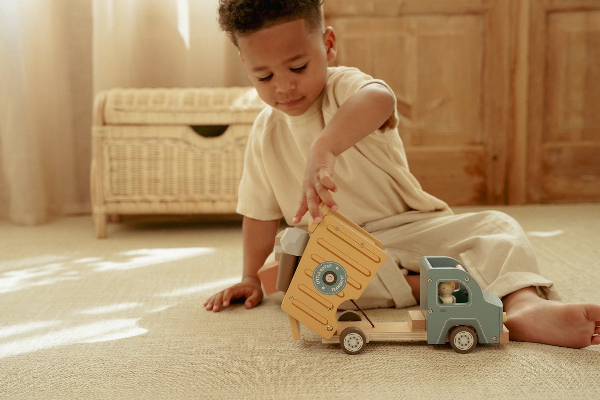 Little Dutch kiepwagen houten speelgoed FSC gecertificeerd. — afbeelding 8