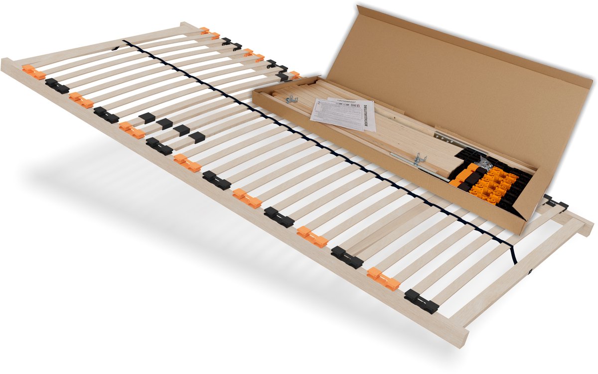 Schlaftroll ErgoActive lattenbodem 80x200 cm, 7 zones, verstelbare stevigheid