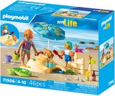 Du plaisir en famille sur la plage