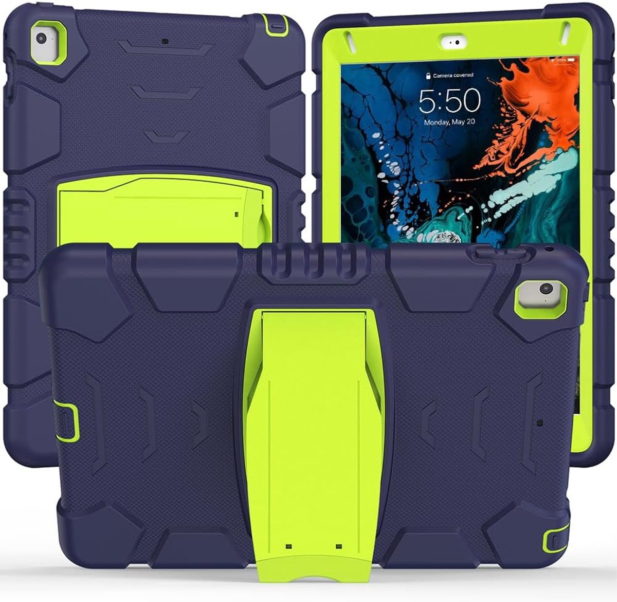 iPad 9,7 met stand blauwgroen