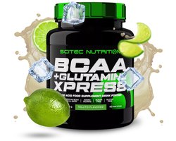 Scitec Nutrition Scitec Nutrition ® - BCAA + Glutamine Xpress (600 gram - Mojito) - Mint/Lime - 50 doseringen - aminozuren - aminozuur - bcaa - l-isoleucine - l-leucine - l-valine - poeder