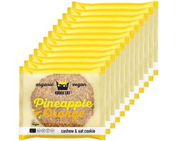 Kookie Cat | Pineapple & Orange Cookie | 12 stuks | 12 x 50 gram