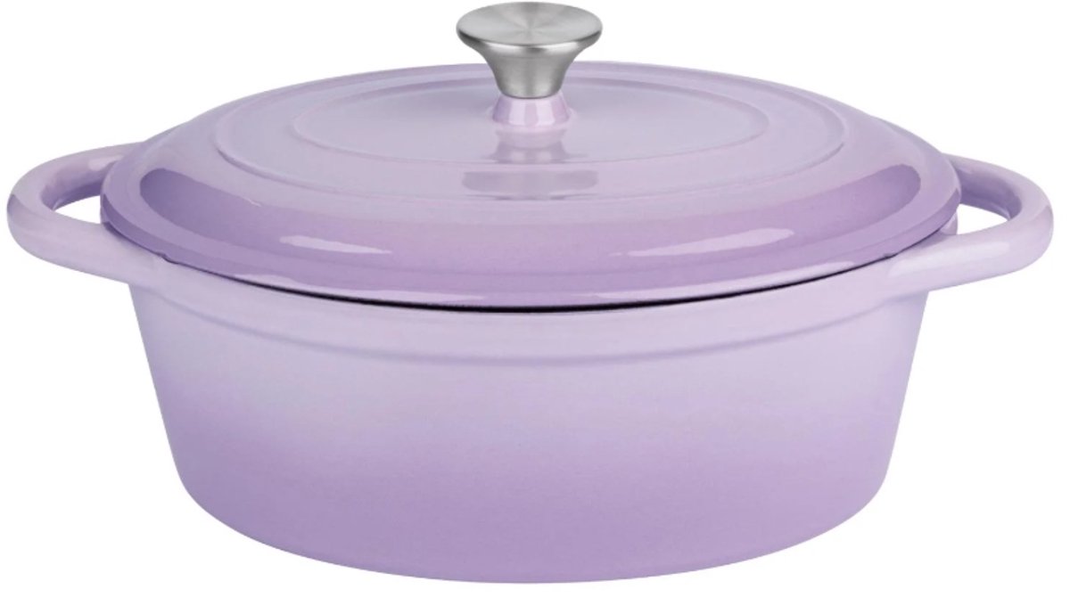 Livarno Home Gietijzeren braadpan 3.8 Liter Lila