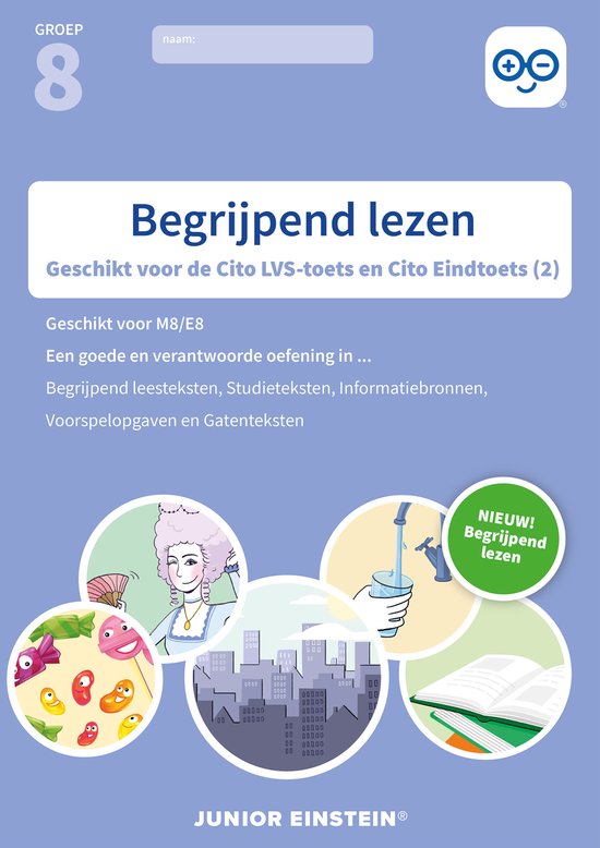 Begrijpend lezen Oefenboek Deel 2 groep 8 M8/E8 Geschikt voo ... - cover