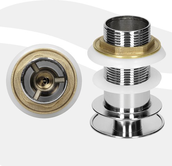 Lavabo avec garniture d'écoulement sans trop-plein Ø 32x13,5 cm Céramique Zwart ML- Design