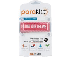 Para'kito - Anti-Muggen Armband Volwassenen - Dreams - Navulbaar en Waterbestendig - Natuurlijke Bescherming met Essentiële Oliën - Inclusief 2 Navullingen