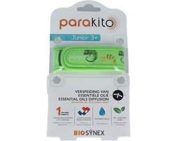 Para'kito - Bracelet Anti-Moustiques Enfants - Caméléon - Rechargeable et Résistant à l'Eau - Protection Naturelle avec Huiles Essentielles - Comprend 2 Recharges