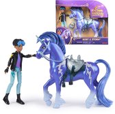 Unicorn Academy - Rory & Storm-set met 2 rijaccessoires en haarstyler - Poppen en eenhoornspeelgoed