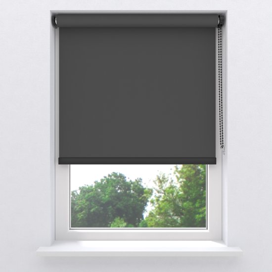 Store enrouleur occultant Radeco® - Easy Royal - Anthracite - 210 x 190 cm - Store enrouleur sans perçage - Dimensions de 40 à 240 cm de large