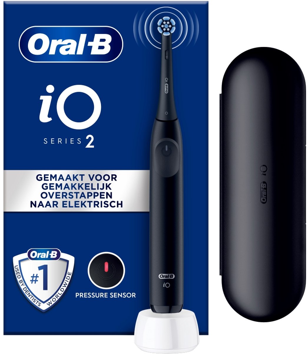 Afbeelding van Oral-B iO 2 Elektrische Tandenborstel Black met Reisetui