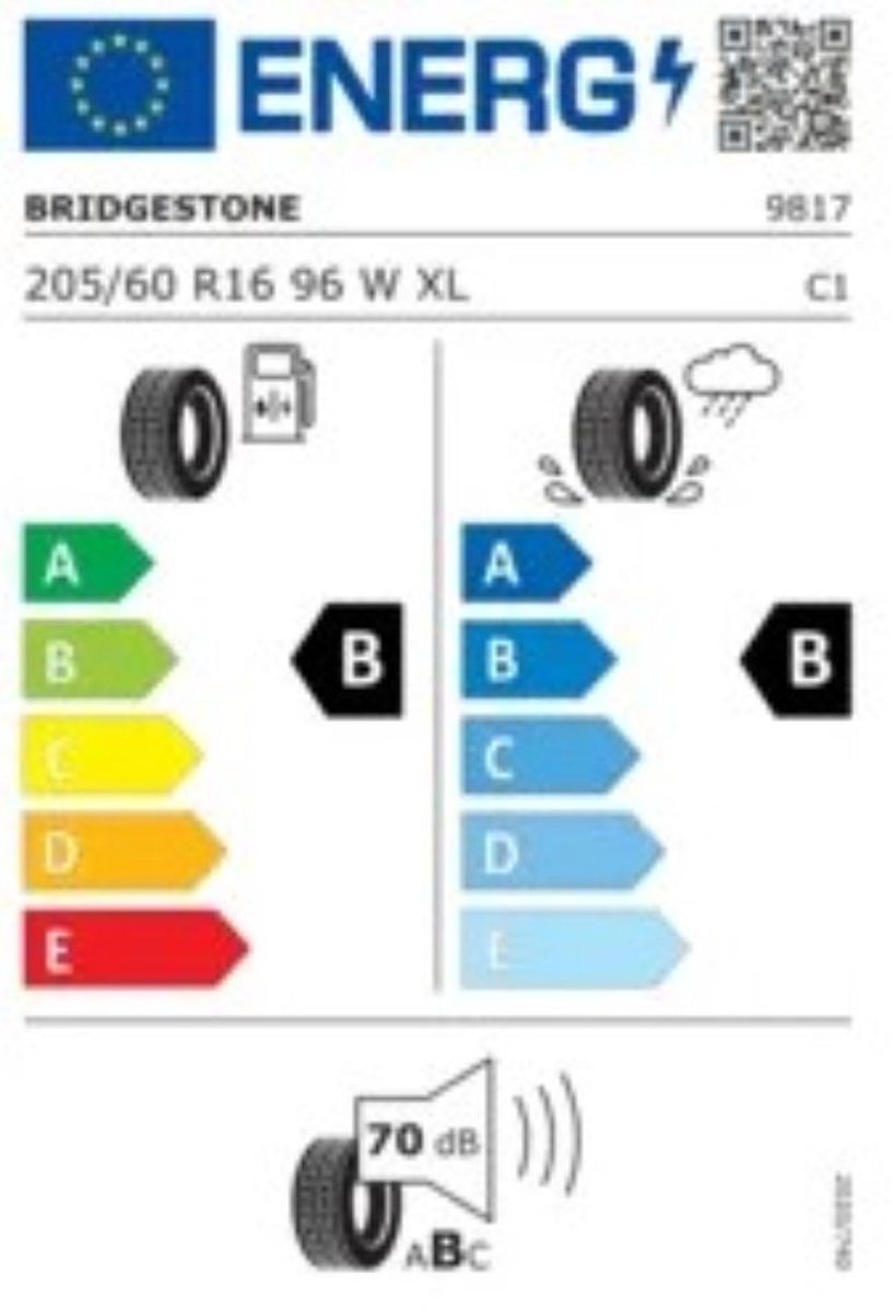 Bridgestone Turanza T005 205/60 R16 96W XL (*) Run Flat – foto 2